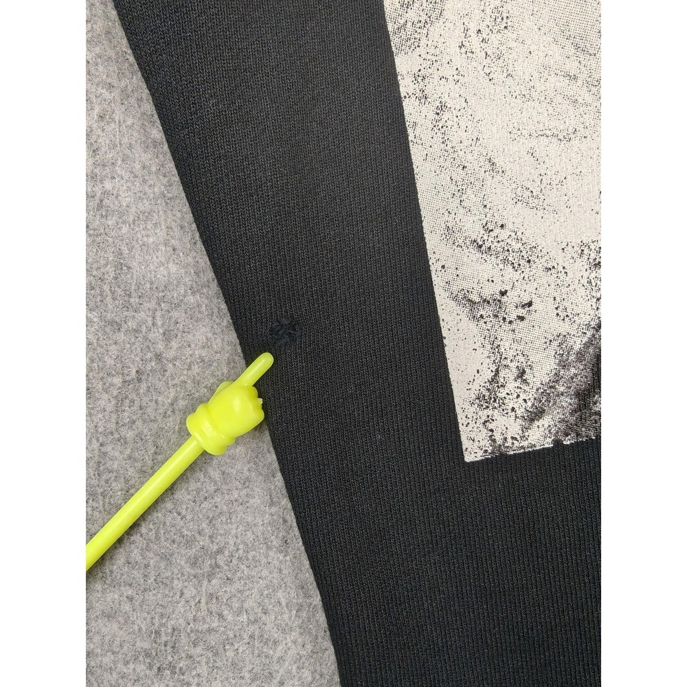 SNOH Pants Mens 2XL Black Heavyweight Fleece Joggers Graphic Colorblock USA - Picture 5 of 12